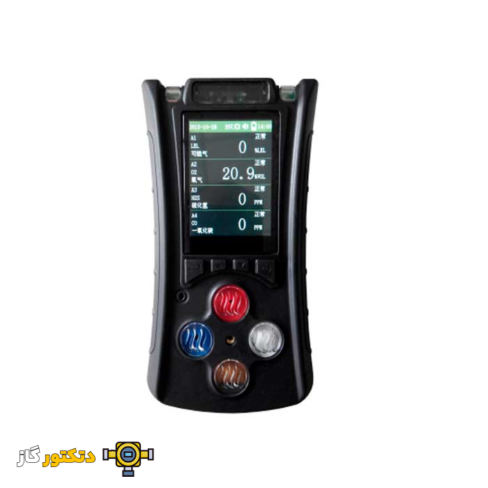 دتکتور گاز پرتابل 4 گازه (H2S-Comb-O2-CO) مدل PG810